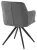 Стул НОРМАН 360 град., цвет BELLA-13/CYPRUS-10 серый, шенилл/замша / черный каркас М-City Стул НОРМАН 360 град., цвет BELLA-13/CYPRUS-10 серый, шенилл/замша / черный каркас М-City