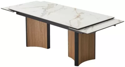 Стол СТРАДИВАРИ 180 цвет 116 BG, керамика / Дуб Американский