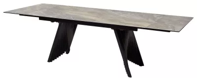 Стол IVAR 180 MARBLES KL-80 Серый мрамор, итальянская керамика, ®DISAUR