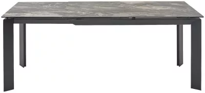 Стол CREMONA 140 KL-176, итальянская керамика/ черный каркас, ®DISAUR