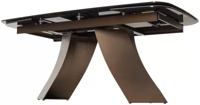 Стол YON 180 TL-109, испанская керамика / Шоколадное золото каркас, ®DISAUR