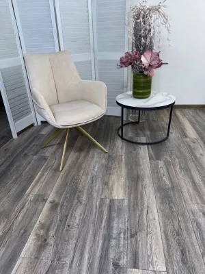 Стул ПОНТУС (PONTUS) 360 град, цвет КРЕМОВЫЙ (RIELY-111/PRESENT-120)/ ШАМПАНЬ каркас, ®DISAUR
