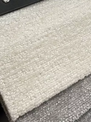 Кресло ARGOS 3018-01 белый, шенилл / черный каркас, ®DISAUR