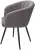 Стул RUNA, 360 град. поворот. B28 Темнор-серый, велюр / черный каркас, М-City