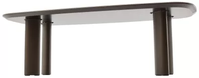 Стол ГАРДЕ (GARDE) 239 цвет Бежевый мрамор CA036, керамика / коричневый, ®DISAUR