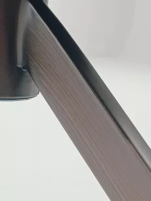 Стул PRATO 360 град поворот с возвратом BOSTON-102 латте, ткань / медный брашированный, ®DISAUR