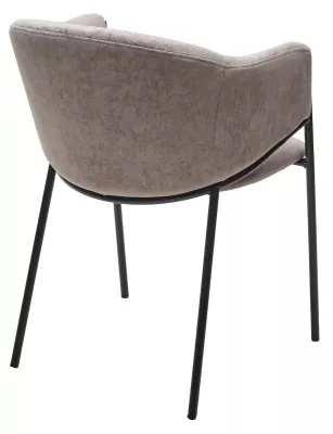 Стул ДИЛЛ, цвет RAIN 11 капучино, велюр / черный каркас М-City