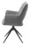 Стул ДАВЕН (DAVEN) 360 град, цвет СЕРЫЙ RIELY-450 /  G1038-04 , ткань  /ТЕМНО-СЕРЫЙ каркас, ®DISAUR