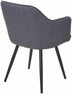 Стул FORT 360 град. поворот. NS13 Графит, букле / черный каркас, М-City