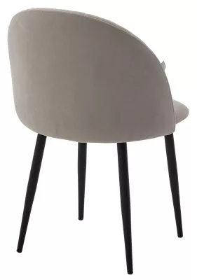 Стул БАРИ Marseille-13 Латте, велюр / черный каркас