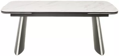 Стол VALDEMAR 180 KL-99 итальянская керамика, стекло/ каркас темно-серый/Kl-99, ®DISAUR