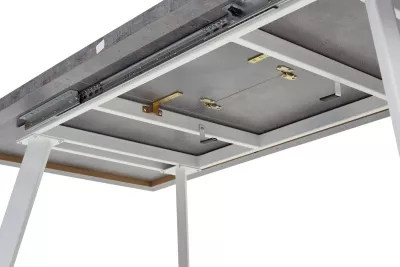 Стол BRICK M 140 Бетон Портленд/ Белый М-City