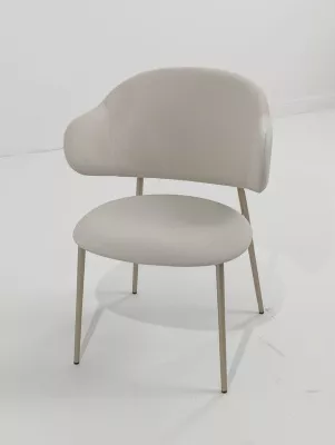 Стул SIENA MOHAIR-103 светлый латте, ткань / шампань, ®DISAUR