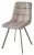 Стул CHILLI SQUARE G062-13 кварцевый, велюр/ латте каркас М-City
