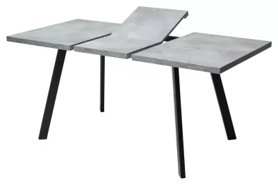 Стол БРИК М (BRICK M) 120 Бетон Портленд/ Черный