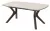 Стол КИРАН (KIRAN) 180 БЕЖЕВЫЙ МРАМОР (MATTE SICILY BEIGE SOLID CERAMIC) / Орех темный, ®DISAUR