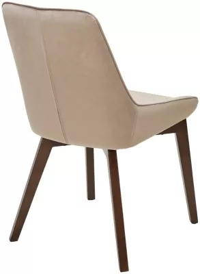 Стул CRISTIAN Future-009 латте, велюр / орех, ®DISAUR