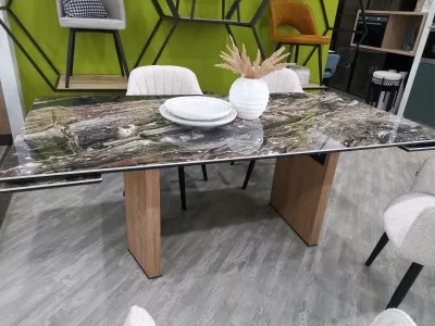 Стол МОЦАРТ 200 AMADEUS POLISHED, керамика / Дуб монтана М-City