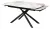 Стол RIVOLI 140 GLOSS LUXURY PANDORA SOLID CERAMIC / BLACK, ®DISAUR