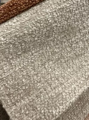 Стул NURI 180 град. поворот. 3018-10 бежевый, шенилл/ черный каркас, ®DISAUR