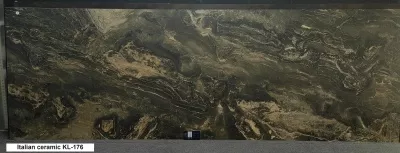 Стол CREMONA 140 KL-176, итальянская керамика/ черный каркас, ®DISAUR