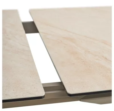 Стол CREMONA 140 KL-105, итальянская керамика / Тауп, ®DISAUR