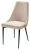 Стул NEPAL-P БЕЖЕВЫЙ #5, велюр/ черный каркас М-City