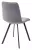Стул CHILLI SQUARE BLUVEL-14 серый, велюр / черный каркас М-City Стул CHILLI SQUARE BLUVEL-14 серый, велюр / черный каркас М-City