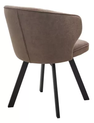 Стул SKAT 360 град. поворот. B5 Капучино, велюр / черный каркас, М-City