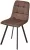 Стул РИЧИ, цвет H-71 Шоколадный, велюр / черный каркас М-City Стул РИЧИ, цвет H-71 Шоколадный, велюр / черный каркас М-City