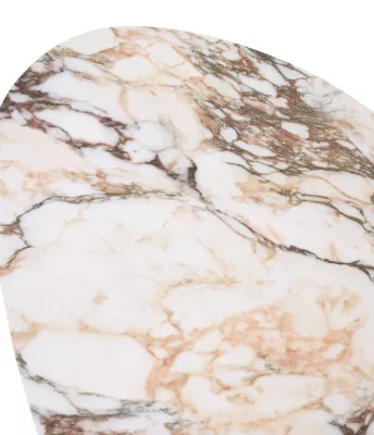 Стол кофейный NIKLAS TL-312 испанская керамика, стекло / МДФ окраш. /темно-серый МДФ каркас ®DISAUR