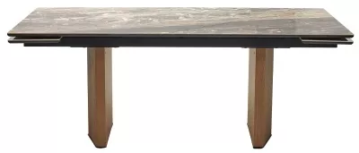 Стол МОЦАРТ 200 AMADEUS POLISHED, керамика / Дуб монтана М-City