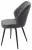 Стул РОССО 360 град. поворот. цвет B28 Темно-серый, велюр / черный каркас