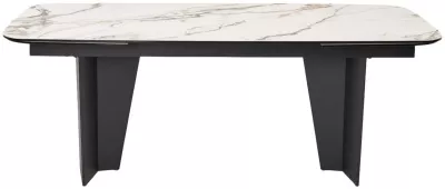 Стол MIKKEL 200 TL-188, испанская керамика / черный каркас, ®DISAUR