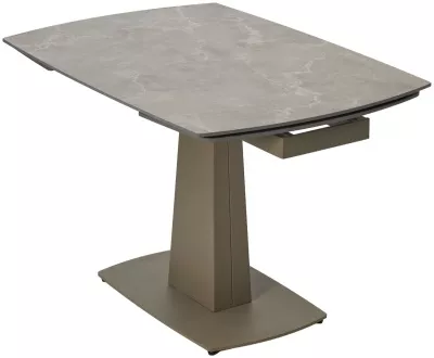 Стол BALDE 140 MATT LATTE STONE SOLID CERAMIC / TAUPE, ®DISAUR