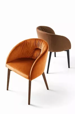 Стул ROSIE SOFT CB/1910, BCH P132 GRAPHITE/ VENICE S0F SAND