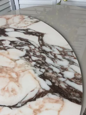 Стол кофейный NIKLAS TL-312 испанская керамика, стекло / МДФ окраш. /темно-серый МДФ каркас ®DISAUR