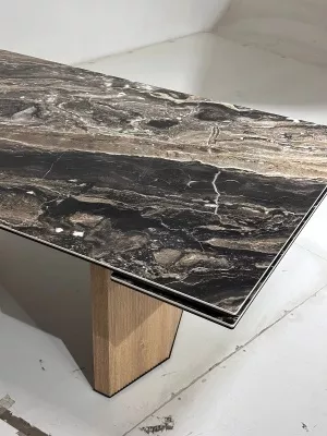 Стол МОЦАРТ 200 AMADEUS POLISHED, керамика / Дуб монтана М-City