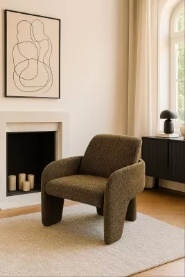 Кресло CUBE OTE SEA-360 Зеленый, ткань/каркас металл в тканевой обивке OTE SEA 360 ®DISAUR