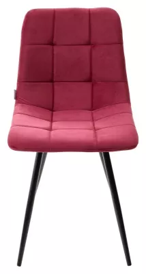 Стул UNO 25 ВИННЫЙ #16, велюр / ЧЕРНЫЙ, М-City