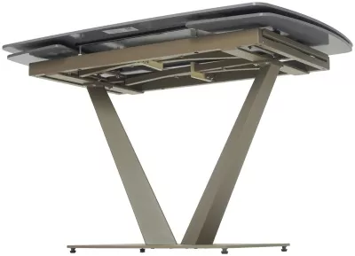 Стол ALATRI 120 MATT LATTE STONE SOLID CERAMIC / TAUPE, ®DISAUR