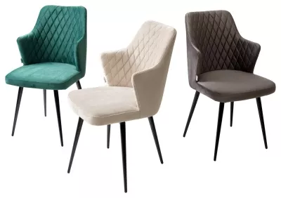 Стул HERMAN 360 град. ЛАТТЕ #25, велюр / черный каркас М-City