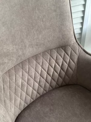 Стул GALAXY, 360 град. поворот. B5 Капучино, велюр / черный каркас, М-City