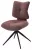 Стул ДЕЛИ (DELI) 360 град, цвет БРУСНИЧНЫЙ H300126-9 , ткань / ЧЕРНЫЙ каркас, ®DISAUR