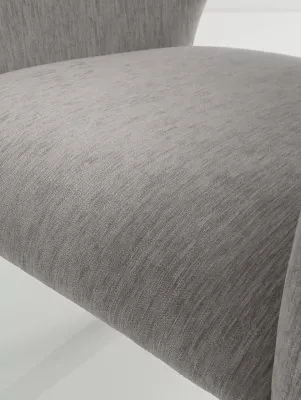 Стул THOMAS BOSTON-151 серый, ткань / орех, ®DISAUR