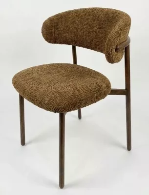 Стул КРИСТАЛЛ (KRISTAL) цвет коричневый UF928-38, шенилл / орех