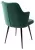 Стул HERMAN 360 град. ЗЕЛЕНЫЙ #19, велюр / черный каркас М-City