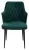 Стул HERMAN ЗЕЛЕНЫЙ #19, велюр / черный каркас М-City