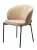 Стул ДЕНИ, цвет Velutto 05 Бежевый, велюр / черный каркас М-City Стул ДЕНИ, цвет Velutto 05 Бежевый, велюр / черный каркас М-City