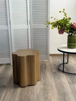 Стол журнальный РУИЗ (RUIZ) цвет Золотой винтаж брашированный, ®DISAUR